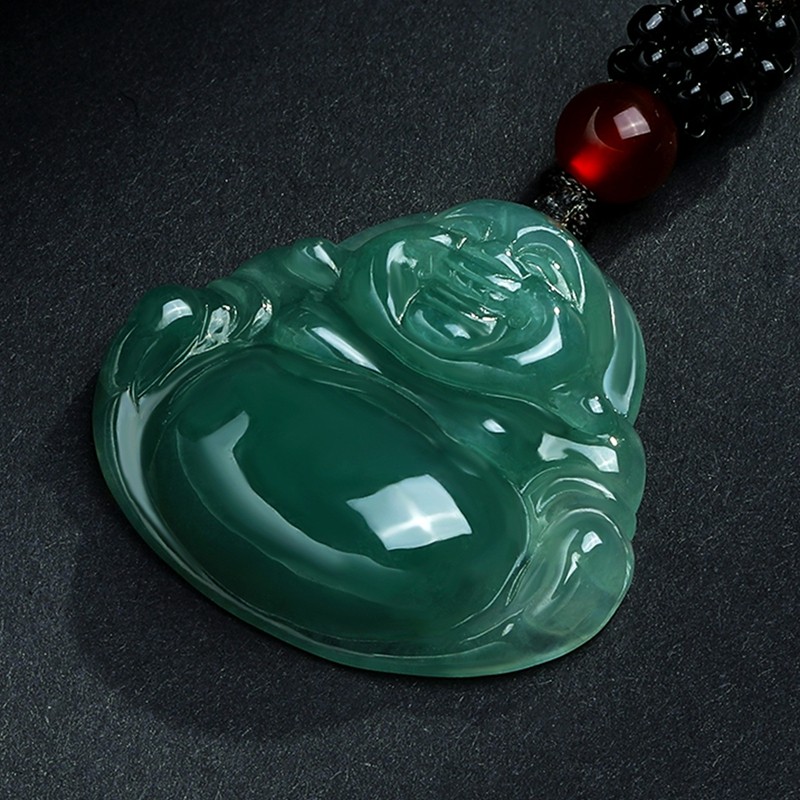 东方翡翠 油润青种翡翠吊坠