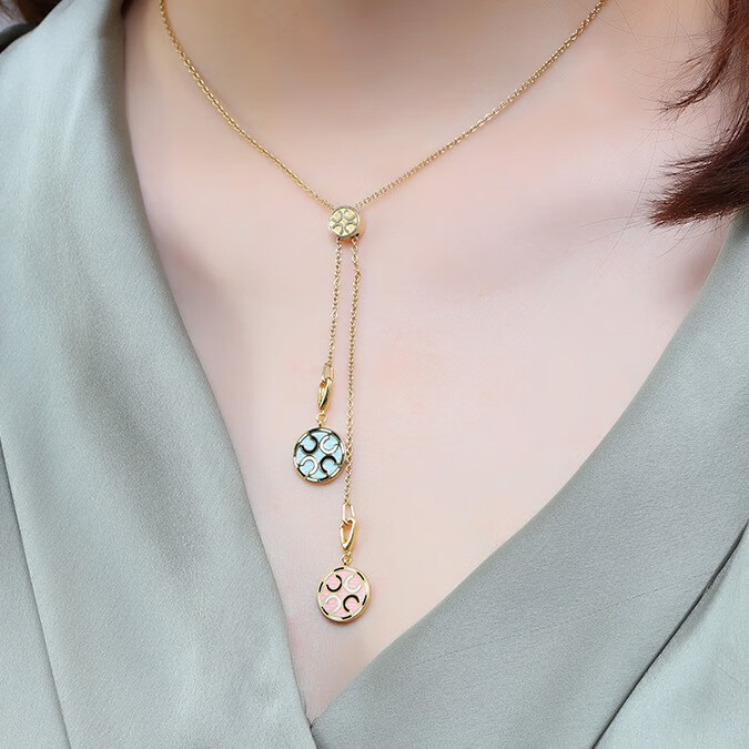 orange cube流光项链