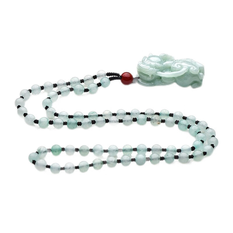 可玉可求 铜钱花纹 翡翠吊坠