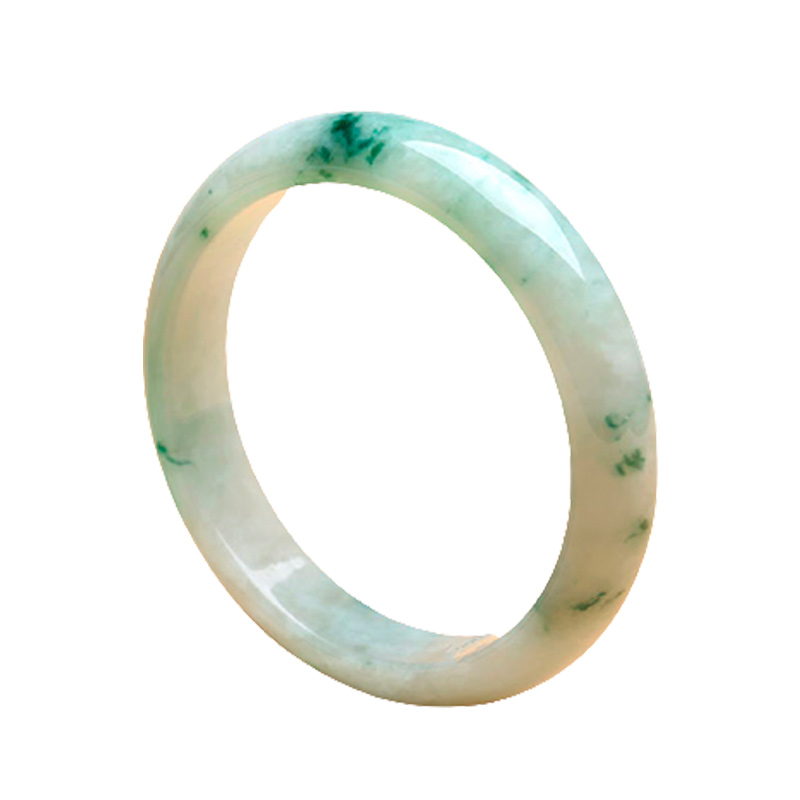 印象眸 飘花翡翠手镯