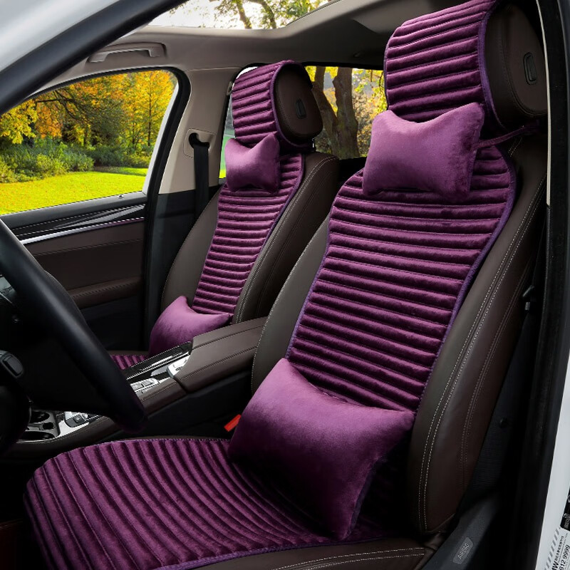 布雷什 正反两用纯色 汽车坐垫