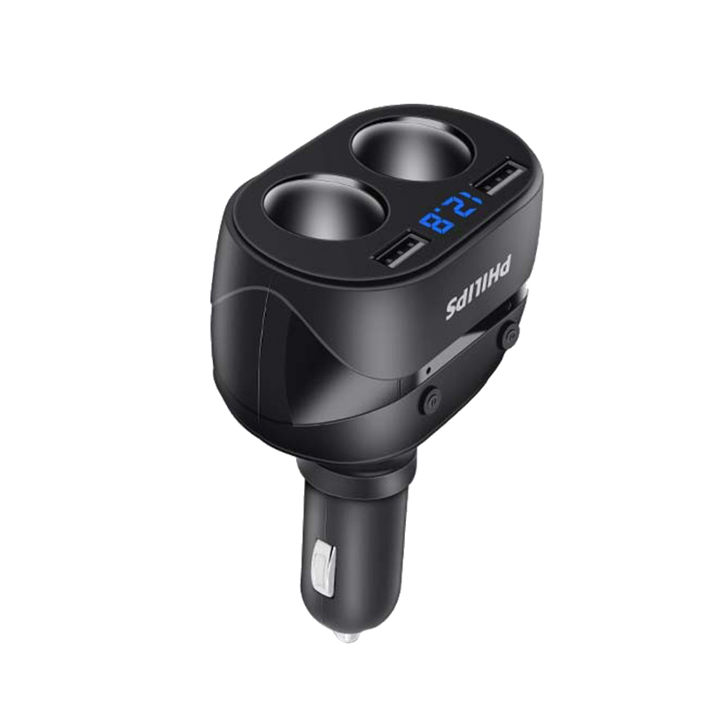 飞利浦 可旋转 车载充电器