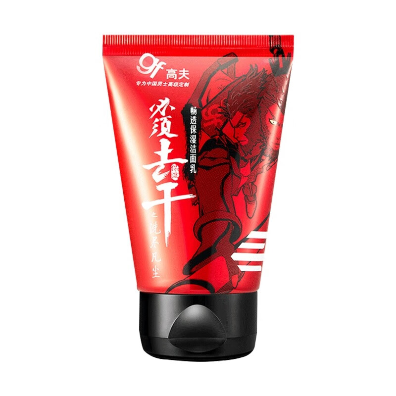 高夫竹炭净透控油泡沫洗面奶