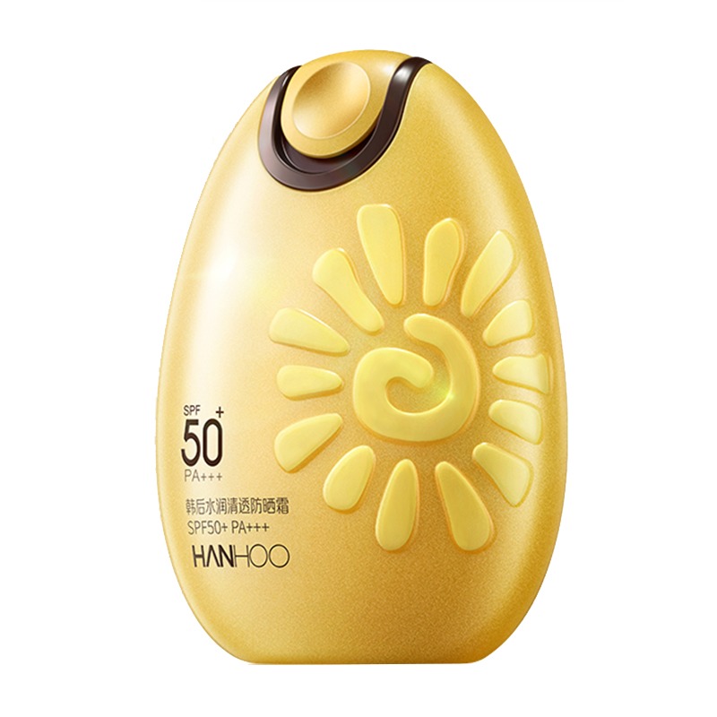 韩后水润清透防晒霜