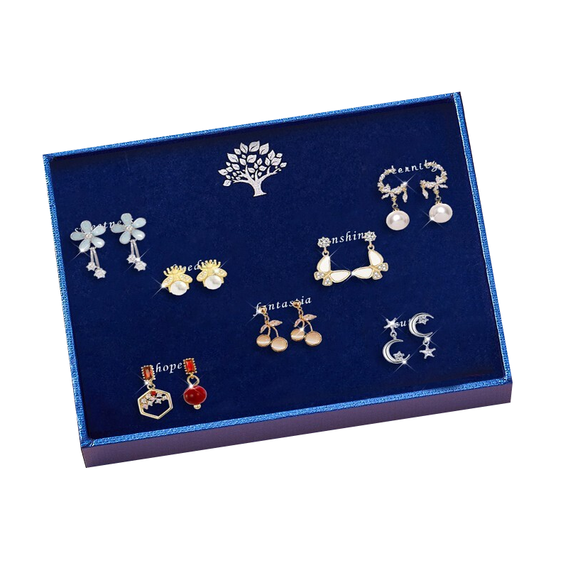 缔晶 925银套装耳饰