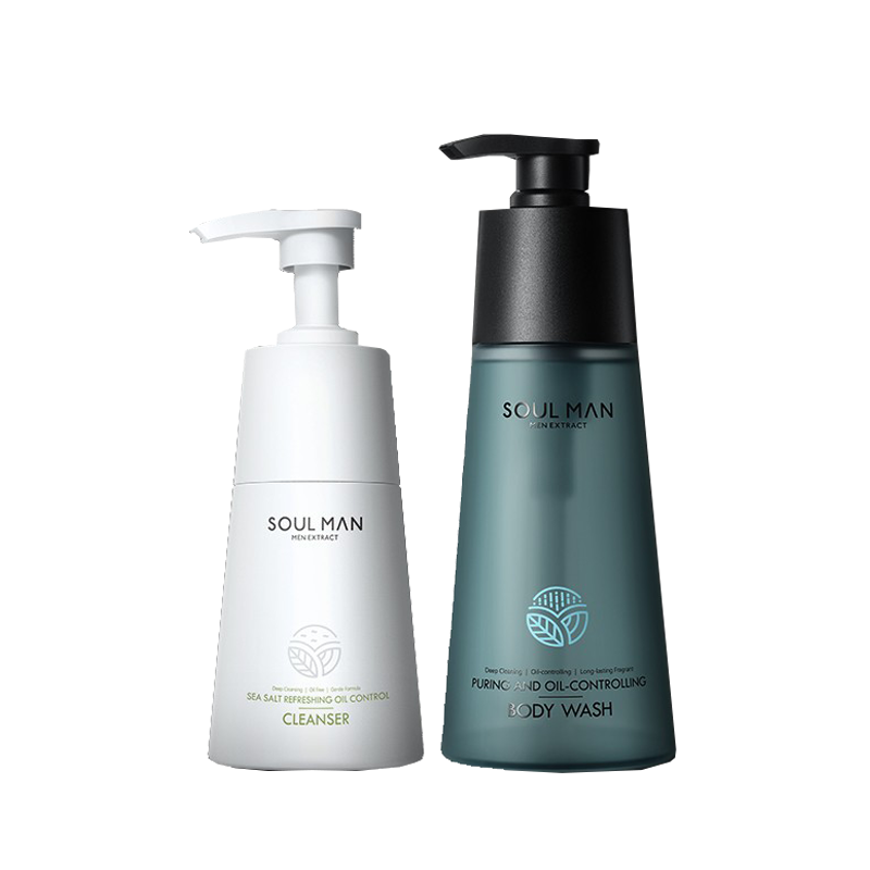 极男 洗浴护肤套装净螨沐浴露