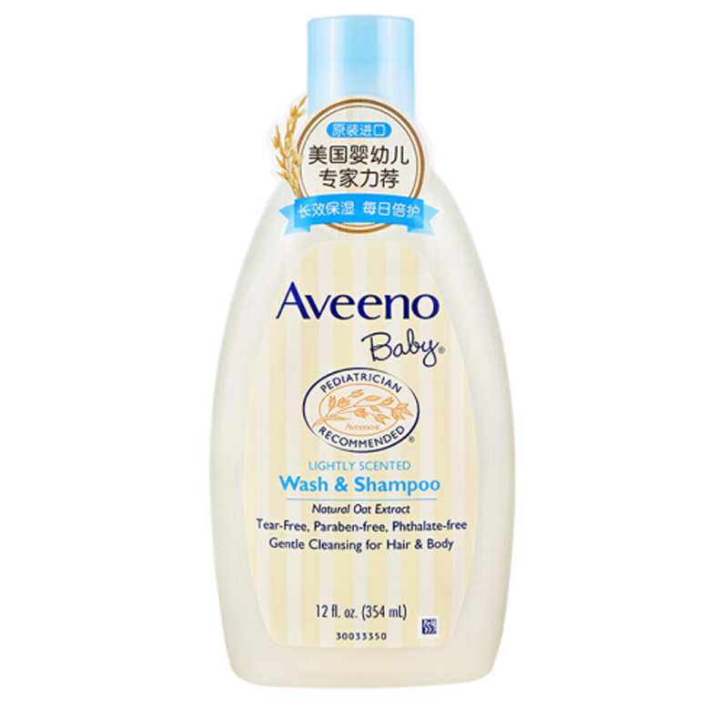 Aveeno低泡洁净洗发沐浴露