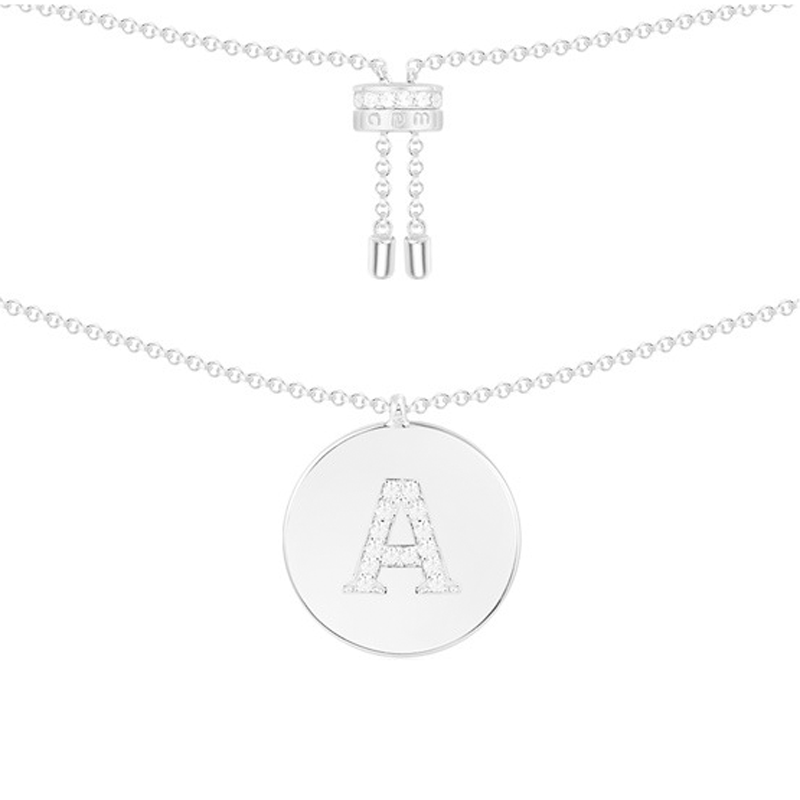 APM 字母吊牌项链