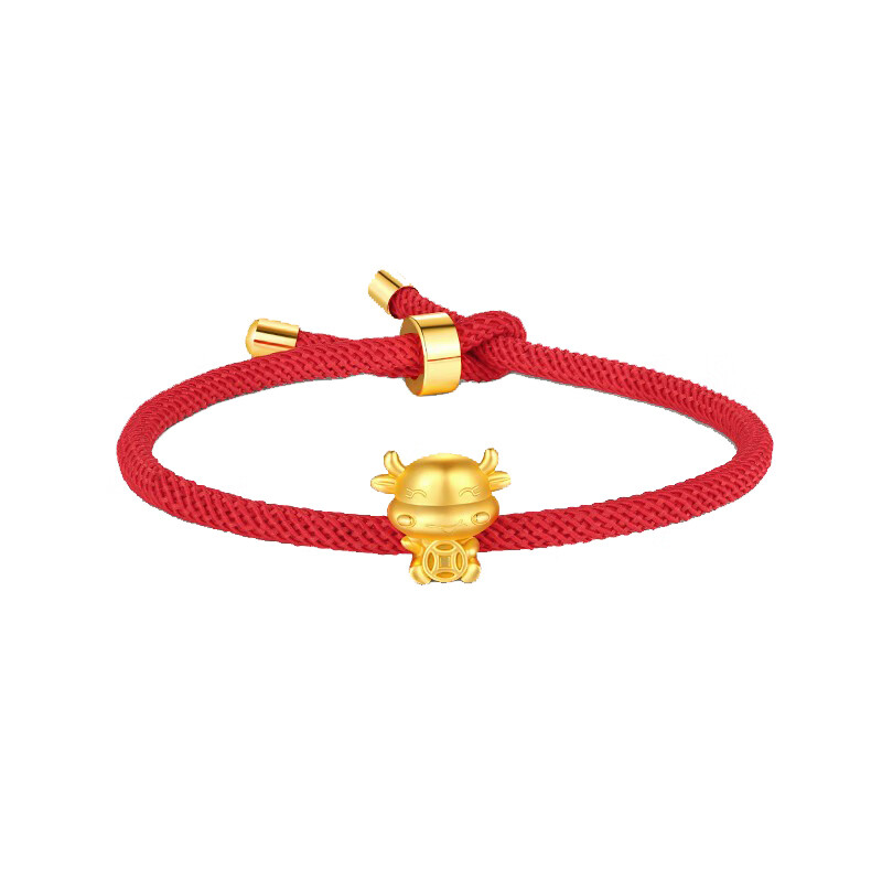 T400 福牛红绳 手链
