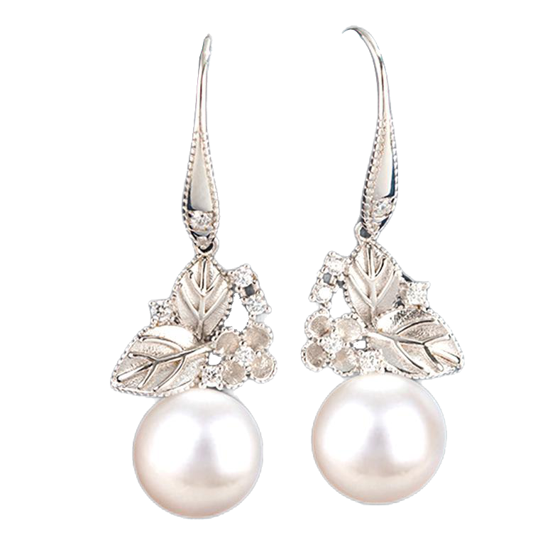 黛洛奇 天然珍珠耳环