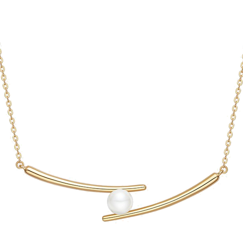 何方珠宝筷子银项链