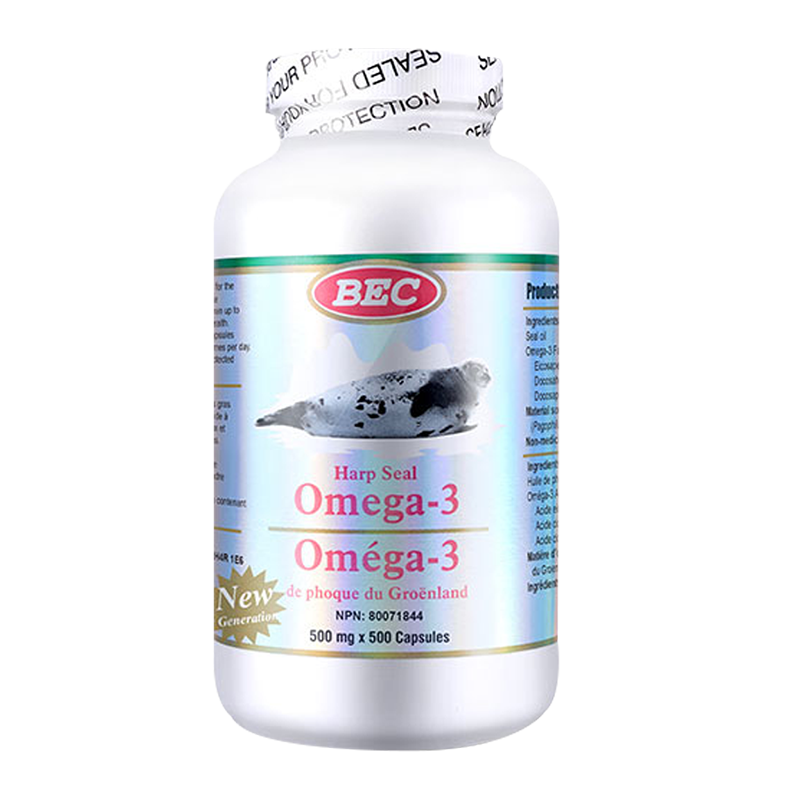 BEC 加拿大进口海豹油胶囊