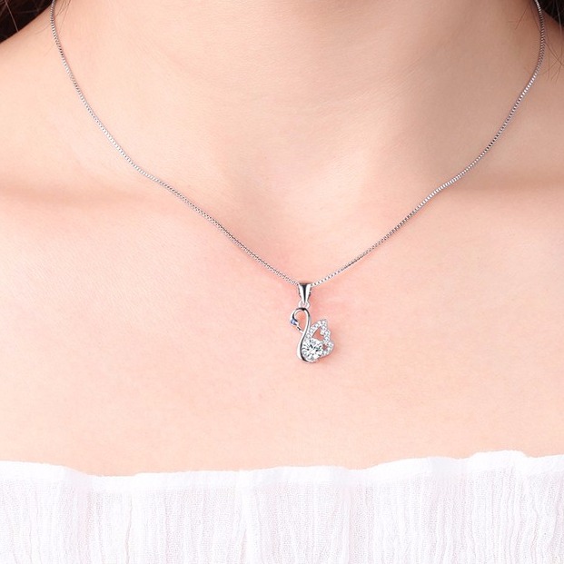 米佳格尔 小天鹅造型项链