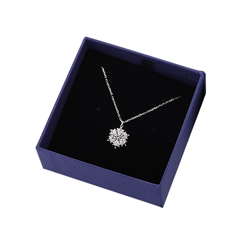 施华洛世奇复古浪漫雪花锁骨链