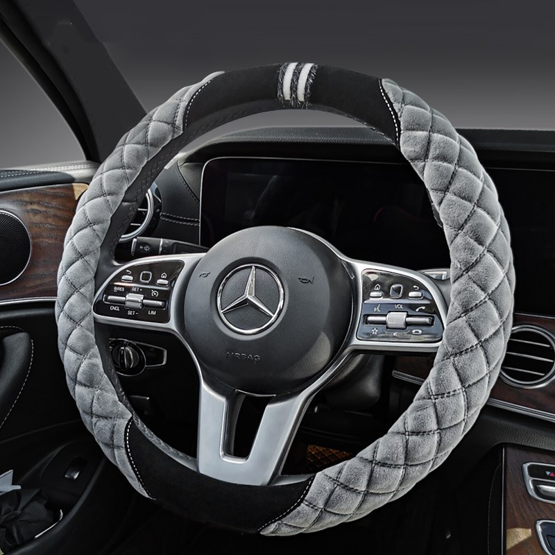 康车宝 短毛绒通用型方向盘套