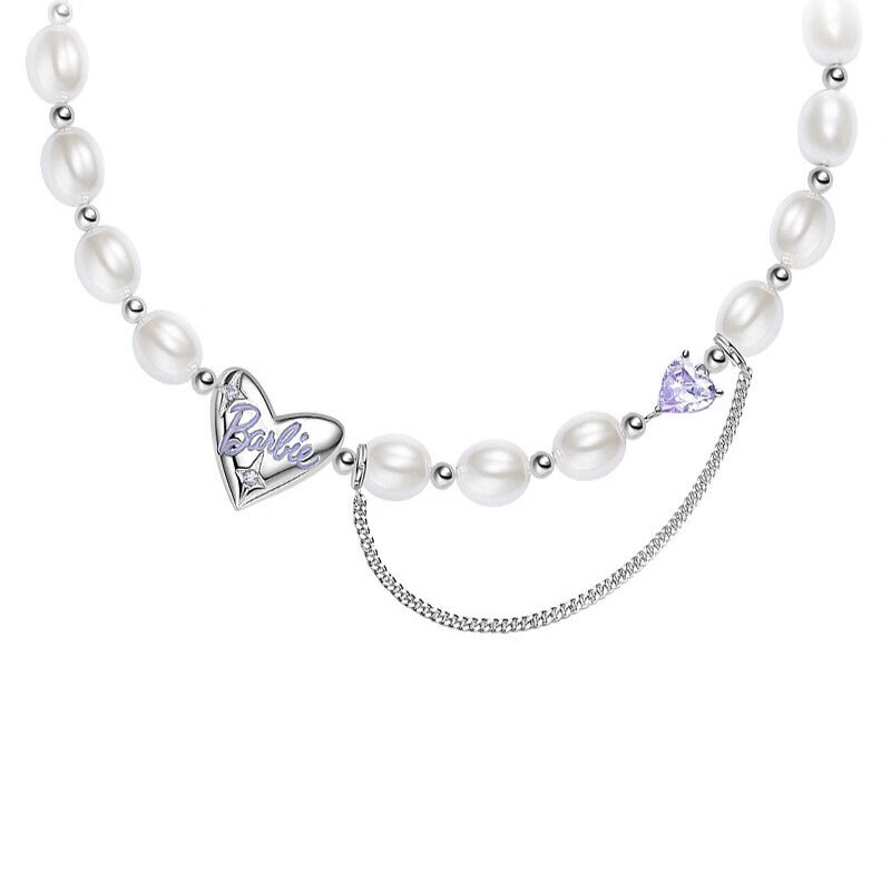 何方珠宝 爱心珍珠项链