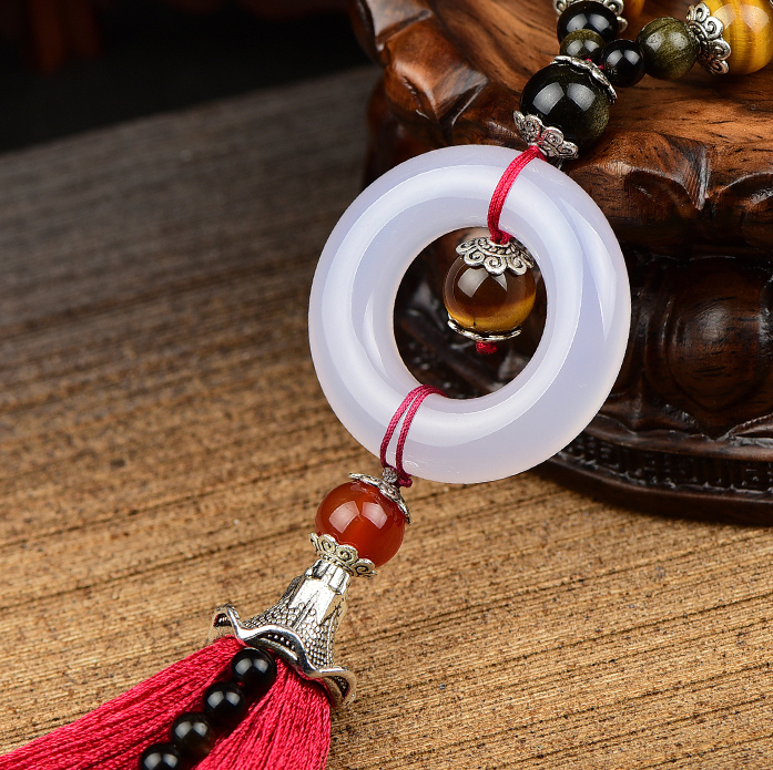 宝佩 高档玉石汽车挂件