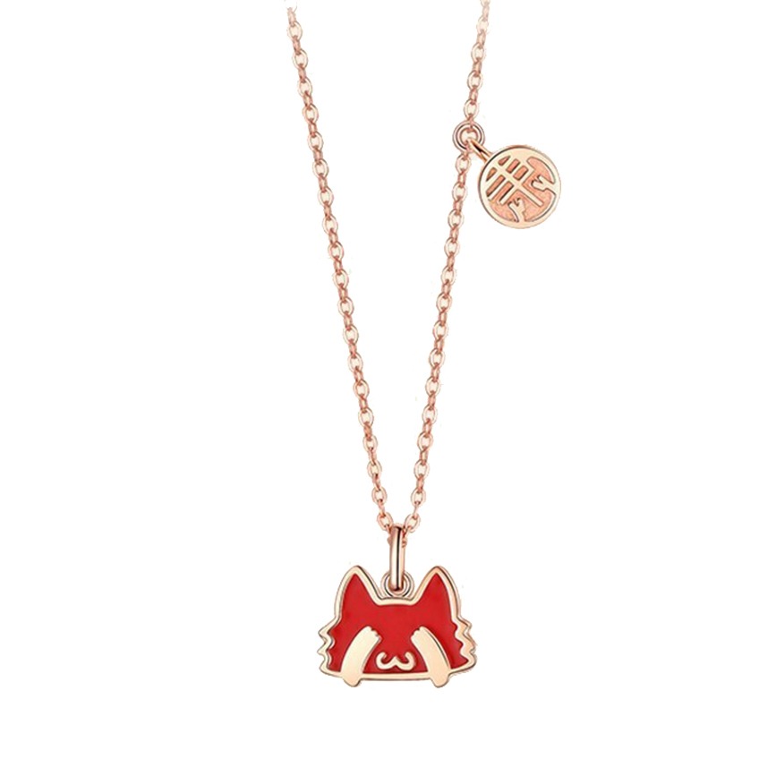 卡蒂罗 感温猫咪项链