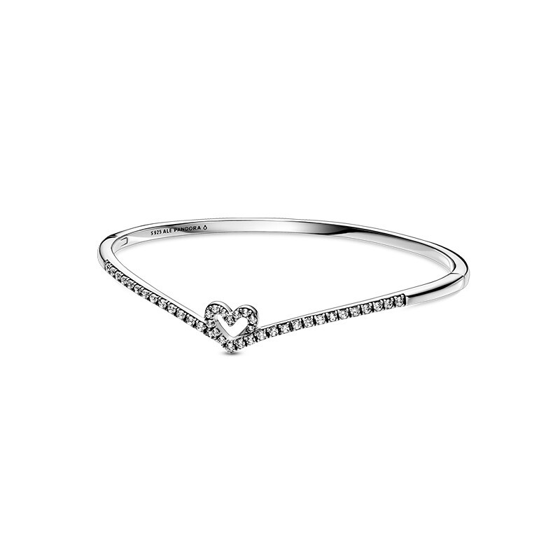 潘多拉 925银心型手链
