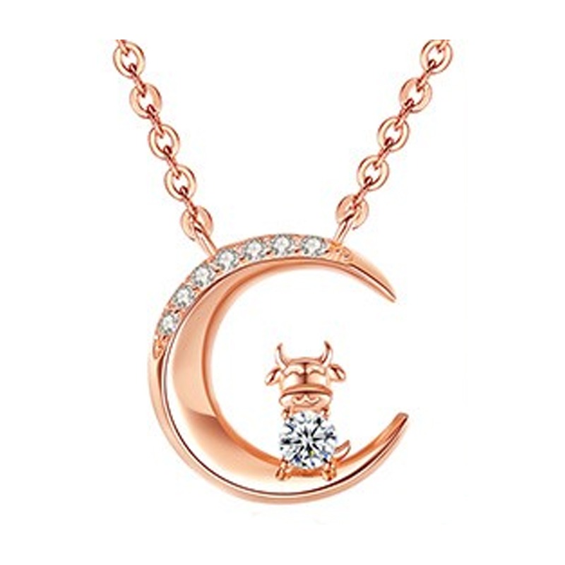 圣雅罗本命年星月项链