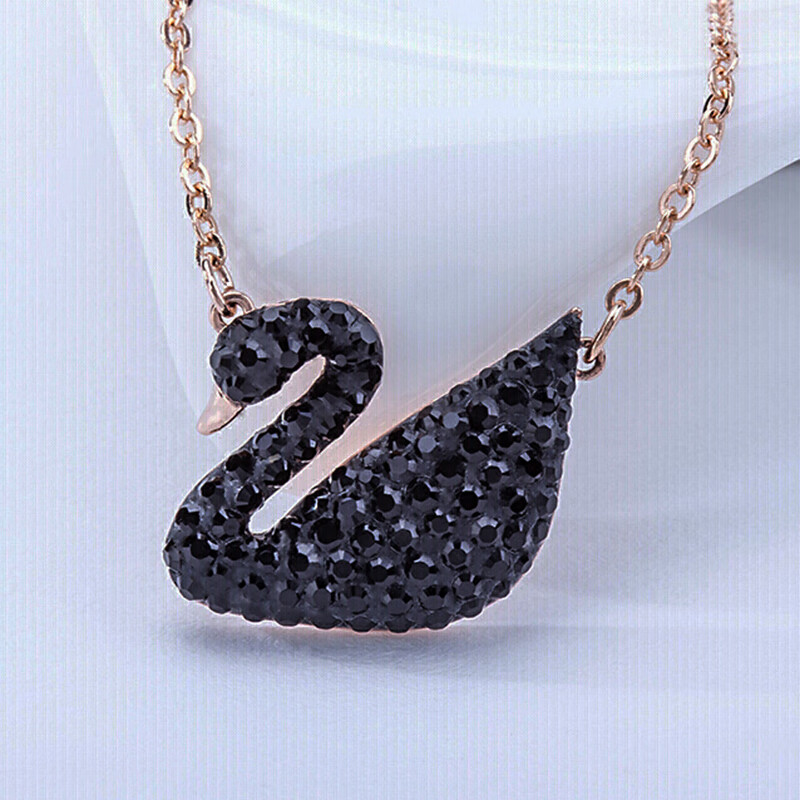 施华洛世奇 黑天鹅项链