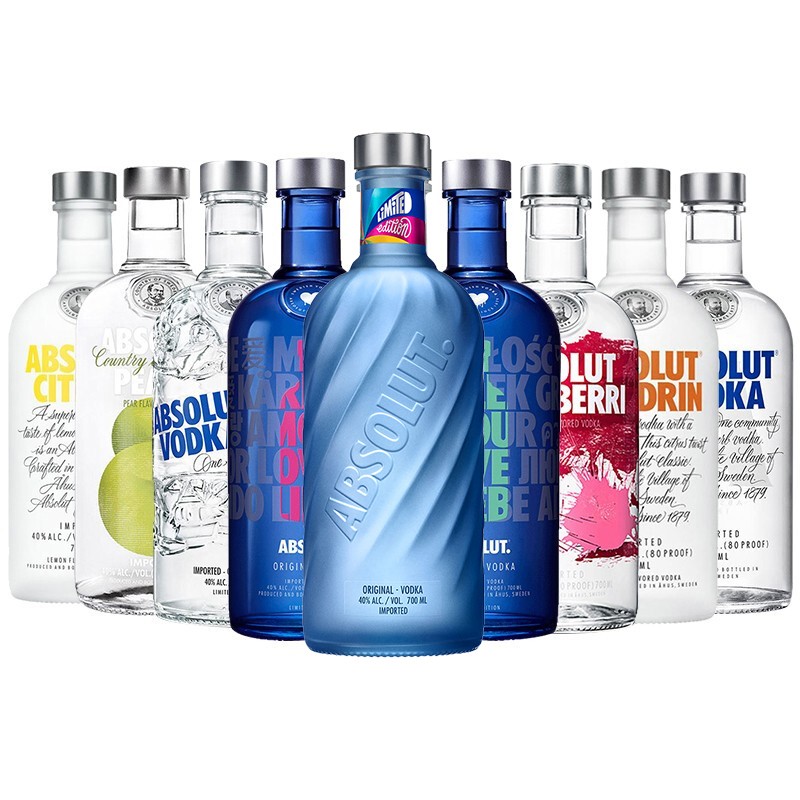 绝对伏特加 瑞典进口洋酒