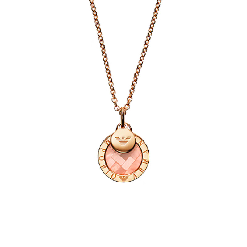 阿玛尼 logo装饰 项链