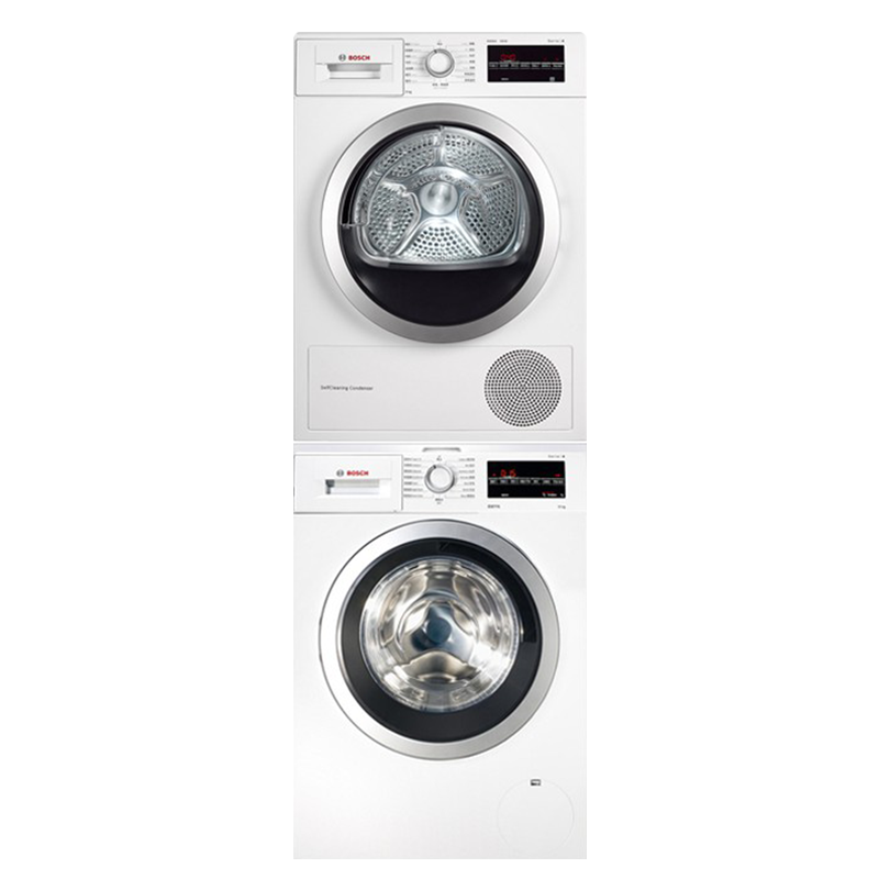 博世 高温筒自洁滚筒洗烘套装