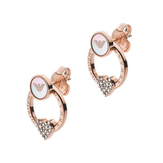 阿玛尼 细腻质感耳饰