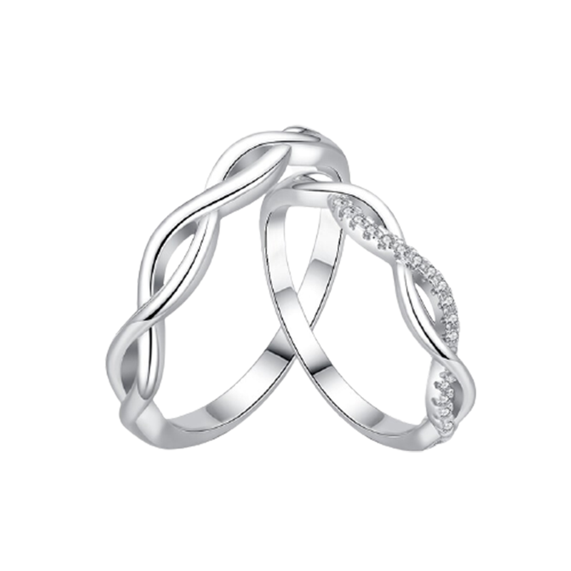 卡蒂罗 精致锆石开口戒指