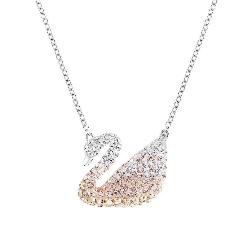 施华洛世奇 渐变色天鹅项链