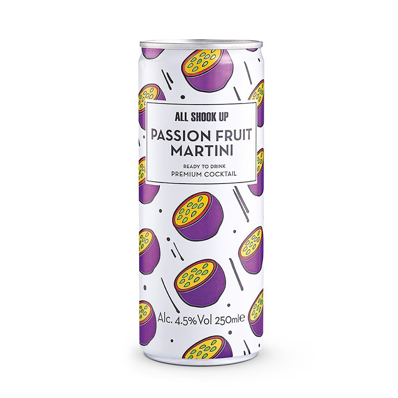 乐果迷梦 百香果马天尼鸡尾酒