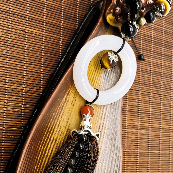 宝佩 玉石创意平安汽车挂件