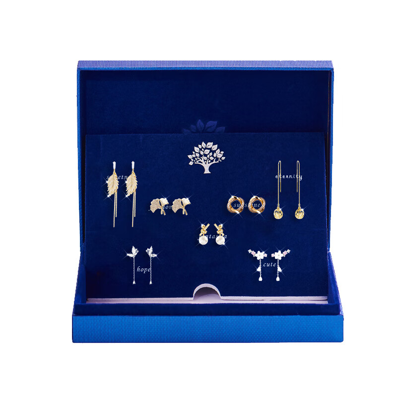 缔晶一周星期耳饰