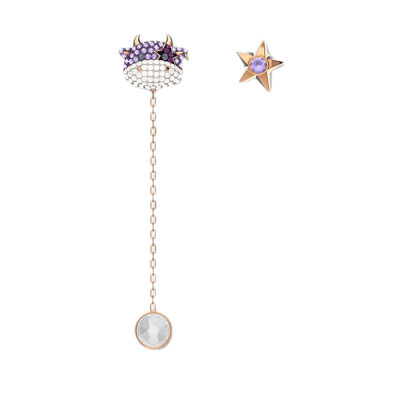 施华洛世奇 多彩牛 耳饰