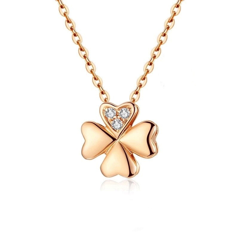 施洛尼 小巧四叶草 项链