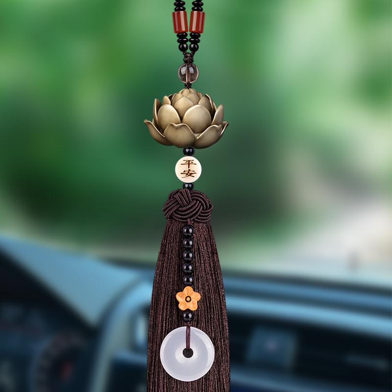 卡丽蒂 纯铜莲花汽车挂件