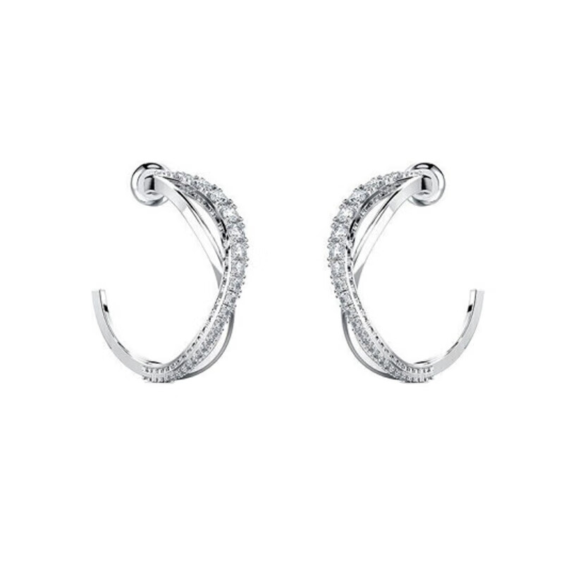 施华洛世奇 交织曲线 耳钉