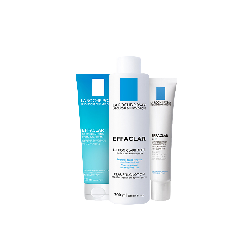 理肤泉 净肤清洁保湿套装