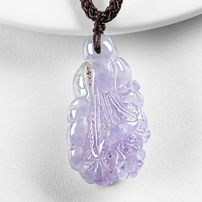碧玉尊天然冰糯种翡翠吊坠