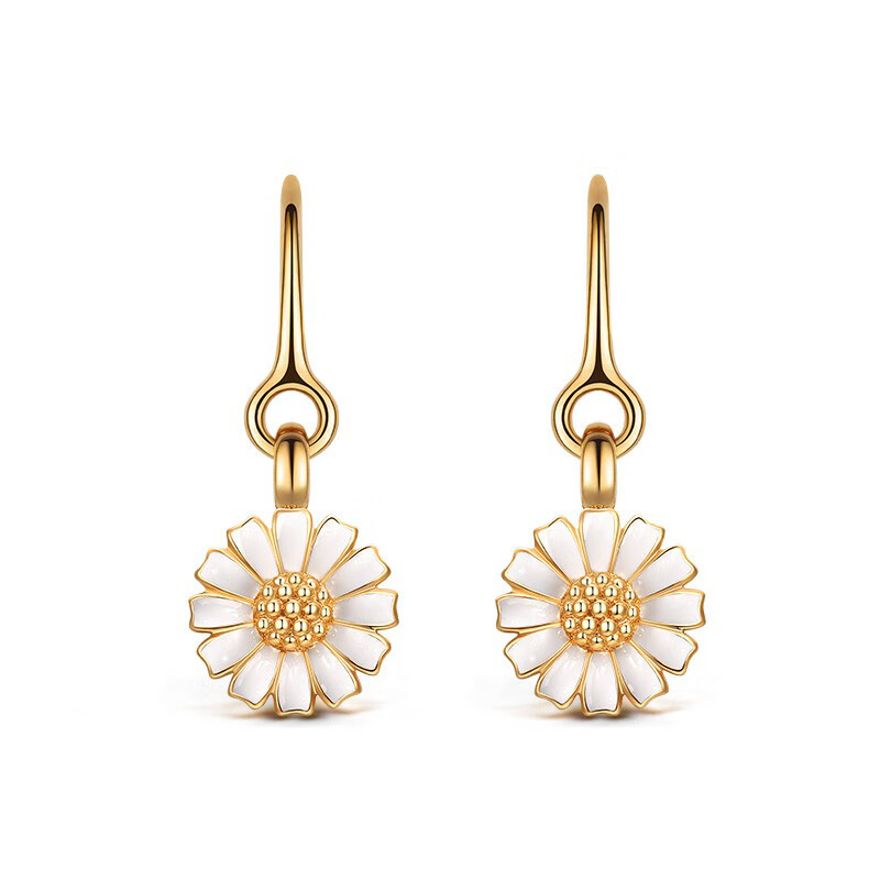 T400清新花朵耳饰