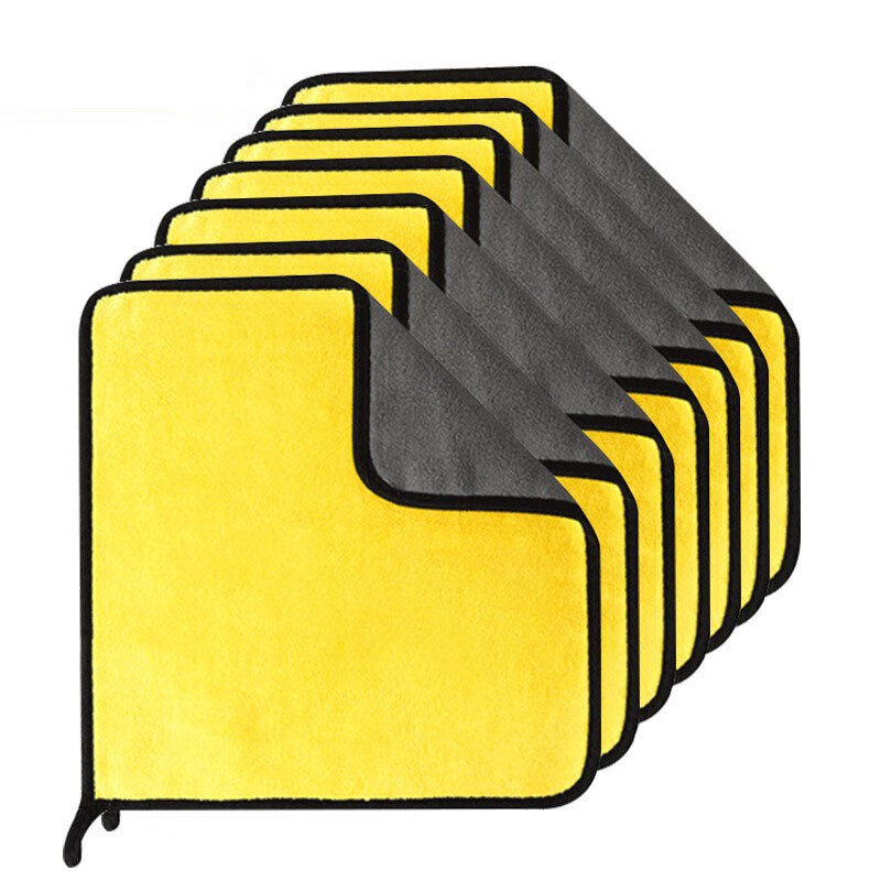 名颜 双面加厚洗车毛巾