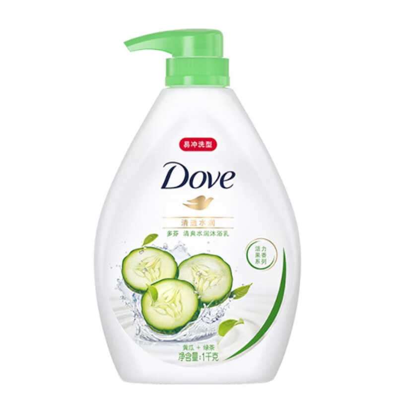 多芬清新水透沐浴露