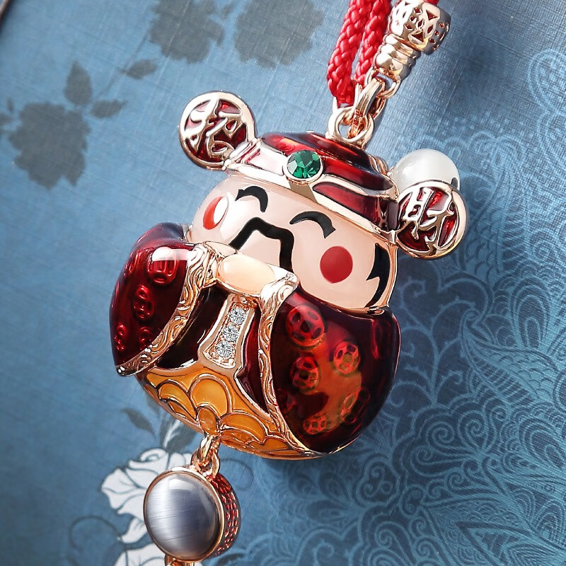 车小伴 镀真金财神 汽车挂件