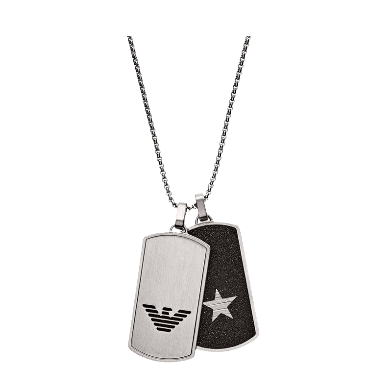 阿玛尼 撞色项链