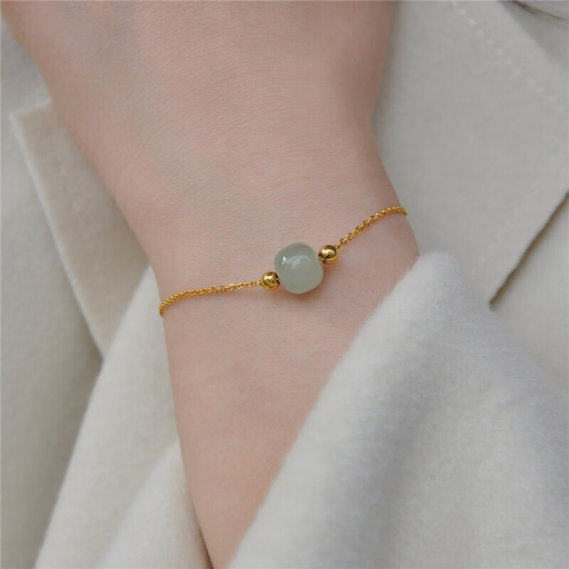 晓色 玉石点缀手链