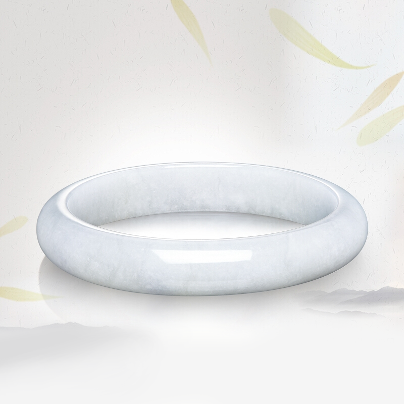 周大福 平安镯翡翠手镯