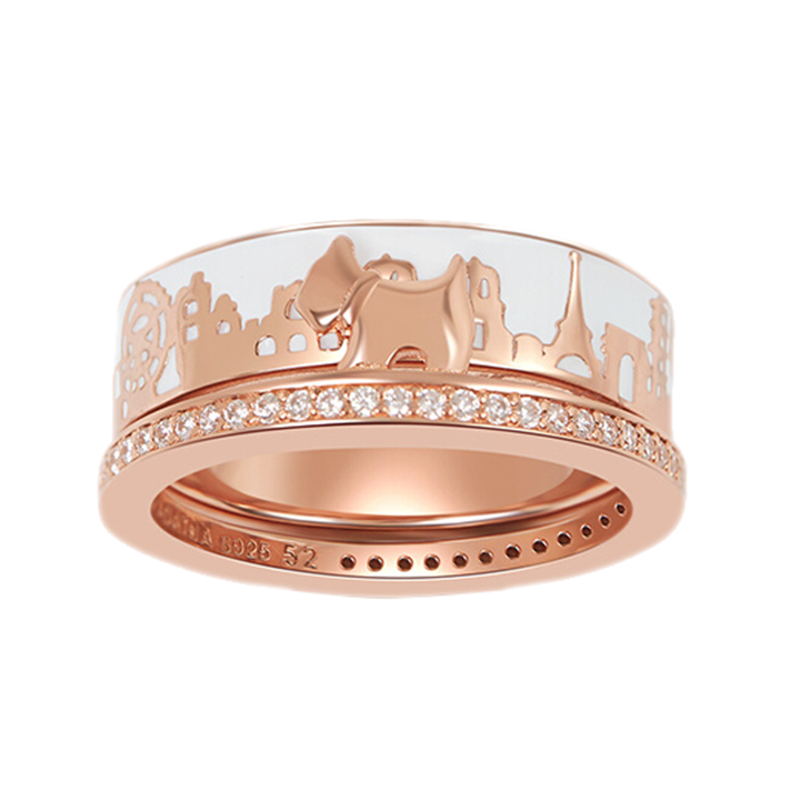 瑷嘉莎满天星镶钻戒指