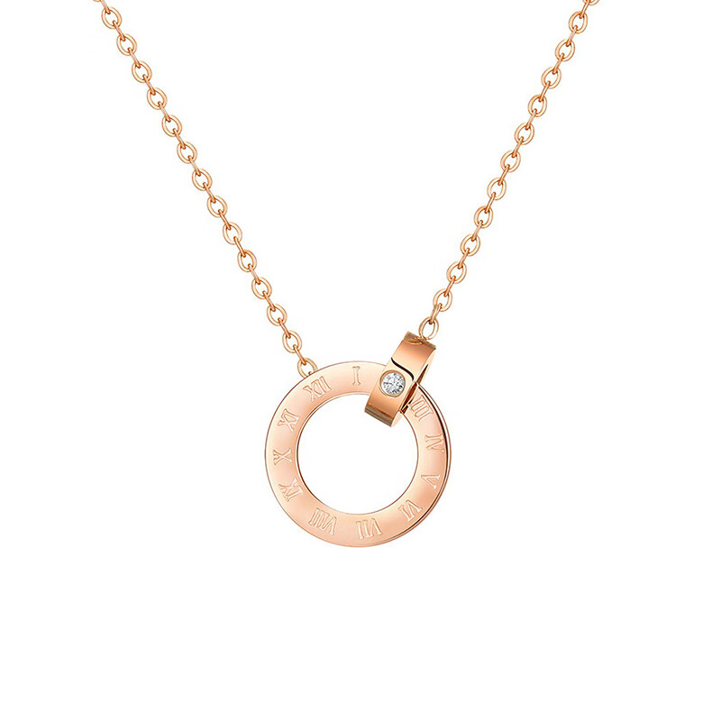 N2it 罗马数字项链