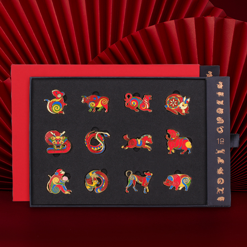 故宫文化精美生肖徽章礼盒